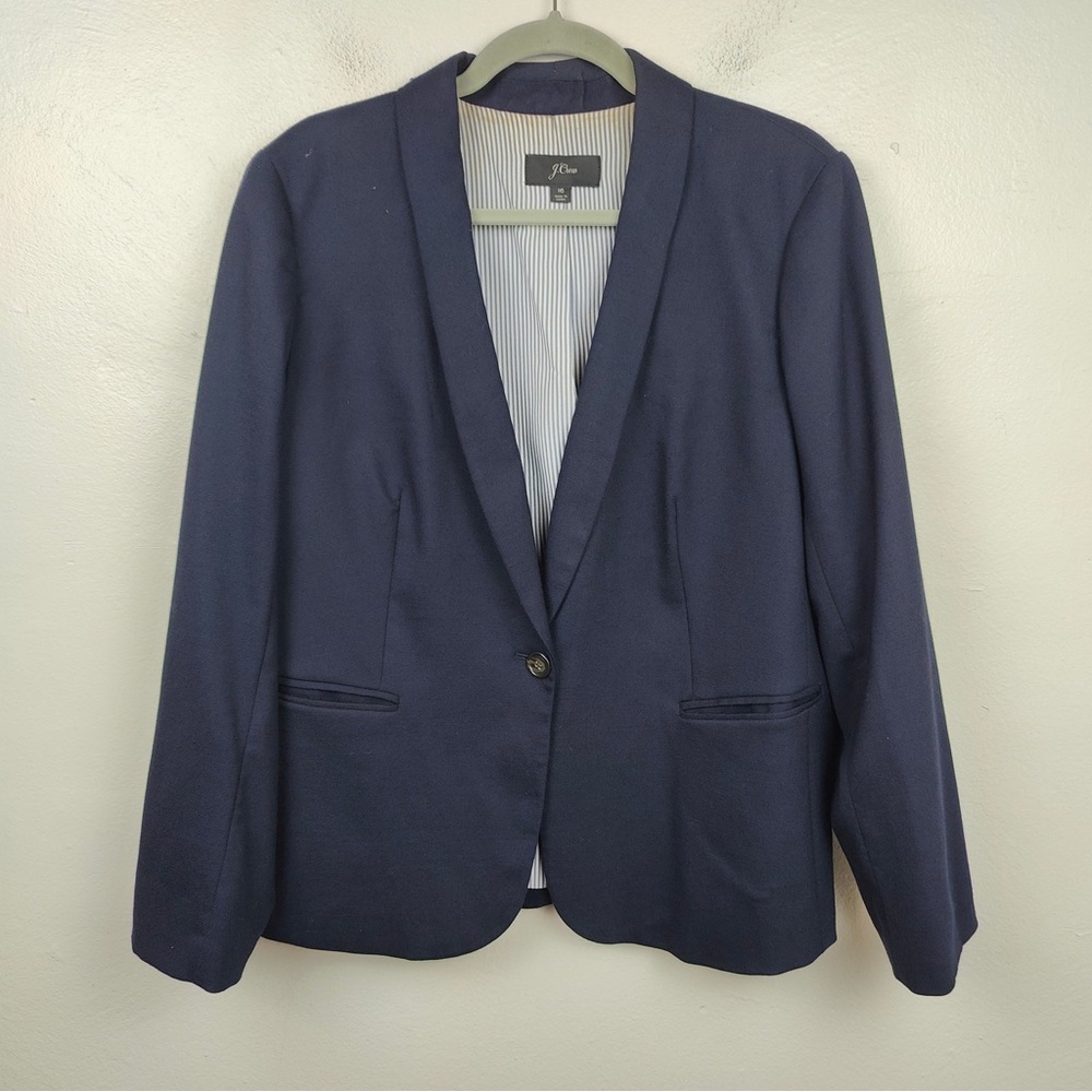J. Crew Navy Blazer Size 16